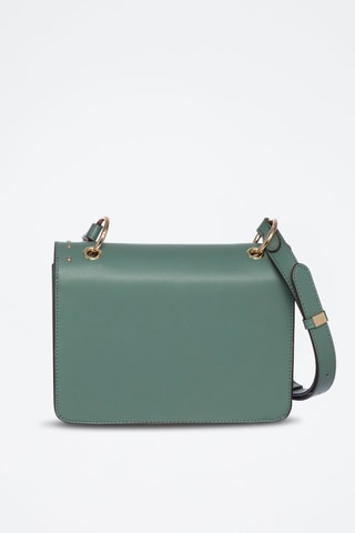 Borsa a tracolla in pelle Olaf - Verde