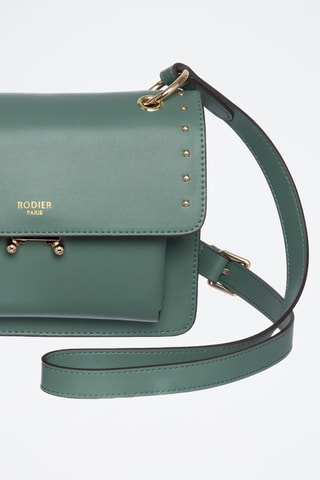 Borsa a tracolla in pelle Olaf - Verde