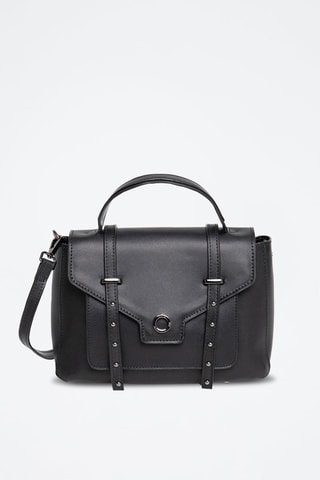 Borsa a mano in pelle Atrium - Nero