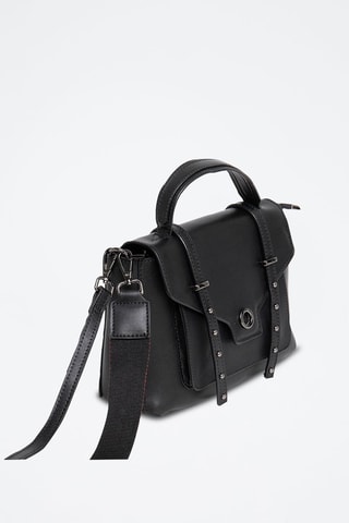 Borsa a mano in pelle Atrium - Nero