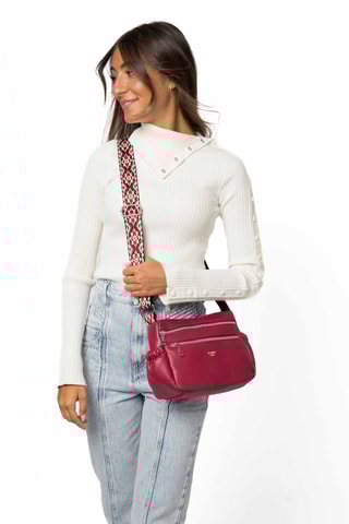 Borsa a tracolla Musette - Fucsia