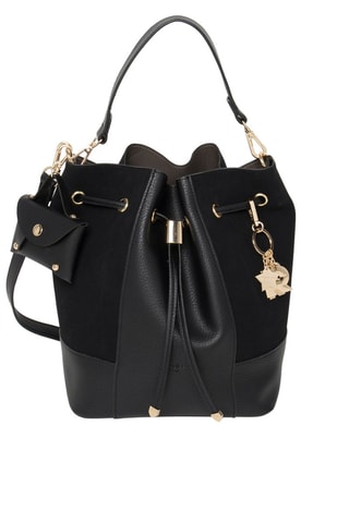 Borsa a secchiello Saphir  - Nero