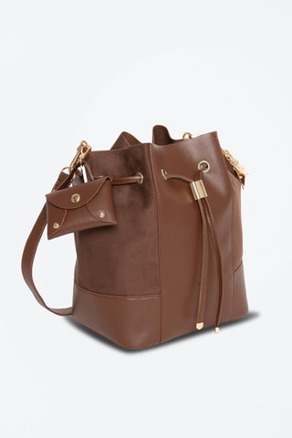 Borsa a secchiello Saphir  - Marrone