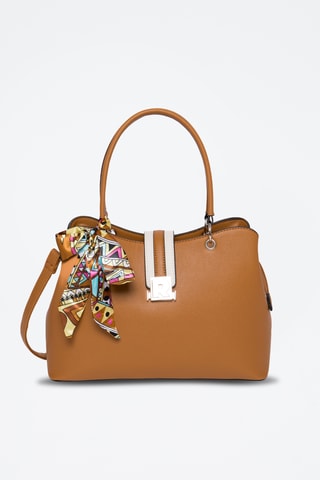 Borsa a mano Isola - Cammello