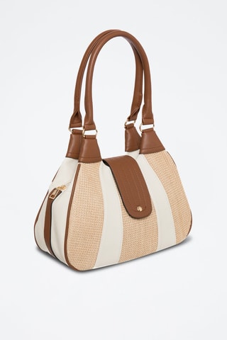 Borsa a spalla Oleron - Bianco