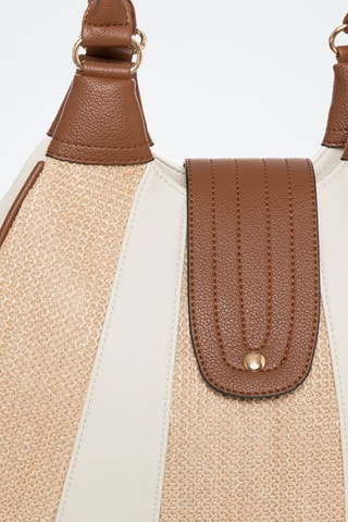 Borsa a spalla Oleron - Bianco