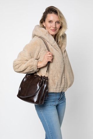 Borsa a spalla Oregon - Marrone scuro