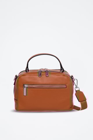 Borsa a tracolla in pelle Funky - Cammello