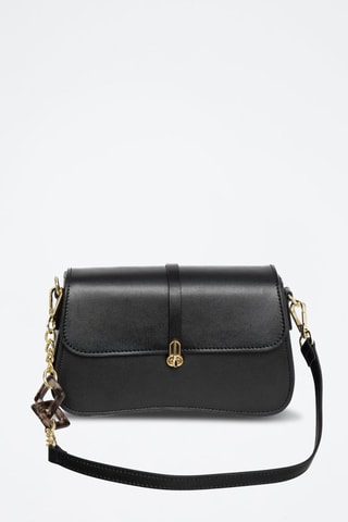 Borsa a tracolla in pelle Tricato - Nero