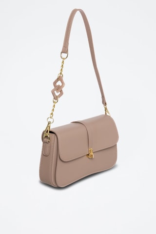 Borsa a tracolla in pelle Tricato - Taupe