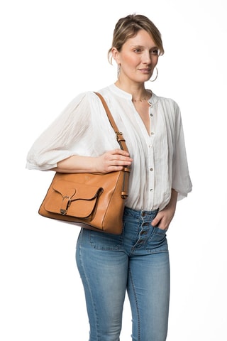 Borsa a spalla Far West - Cammello