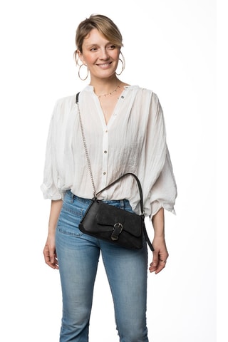 Borsa a tracolla Saloon - Nero