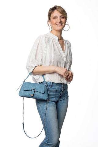Borsa a tracolla Saloon - Blu