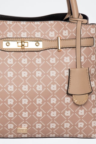 Borsa a mano Entracite - Beige