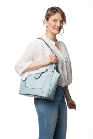 Borsa a spalla Provence - Azzurro