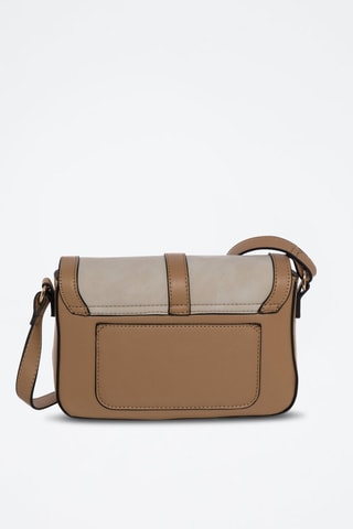 Borsa a tracolla Softy - Beige e cammello