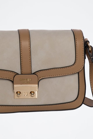 Borsa a tracolla Softy - Beige e cammello