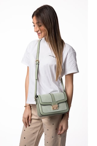 Borsa a tracolla Softy - Verde chiaro