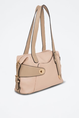 Borsa a spalla Beltos - Nude