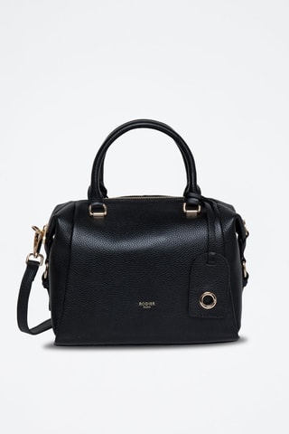 Borsa a mano in pelle Vodka  - Nero