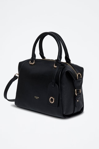 Borsa a mano in pelle Vodka  - Nero