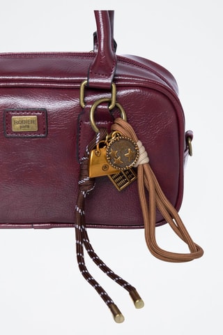 Borsa a mano Curl  - Dorato, marrone e viola