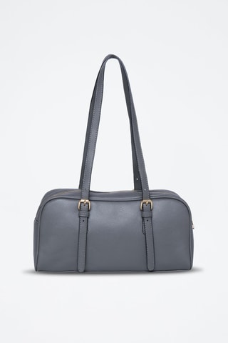 Borsa a spalla Bowling  - Dorato e grigio