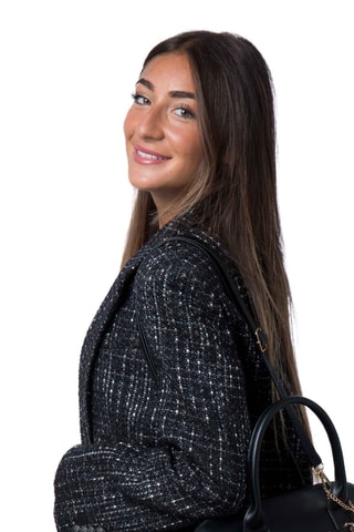 Borsa a mano Bergamote  - Dorato, marrone e nero