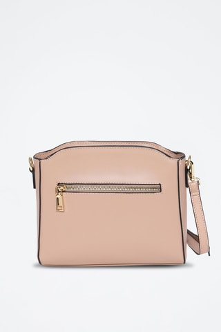 Sac bandoulière en cuir Scobi - Taupe