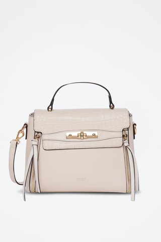 Borsa a tracolla in pelle Corner - Beige