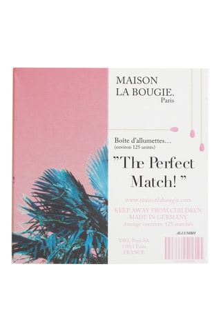 Houten Doos met 125 Aanstekers Beverly Hills Palm Tree - Roze