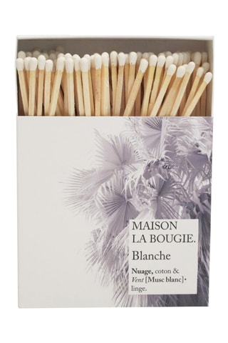 Houten Doos met 125 Aanstekers Blanche - Wit