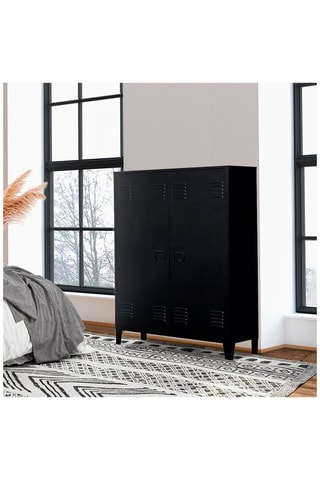 Mueble de 2 puertas Storen - Negro