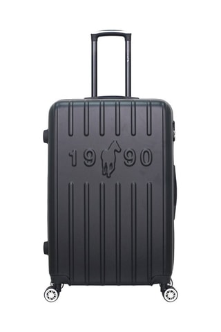 Valigia grande Archie - Nero e argentato