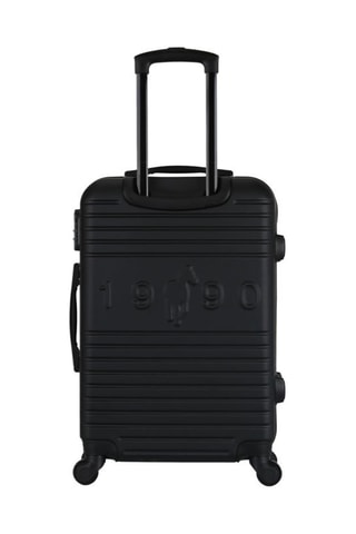 Valigia media Fred-A - Nero e argentato