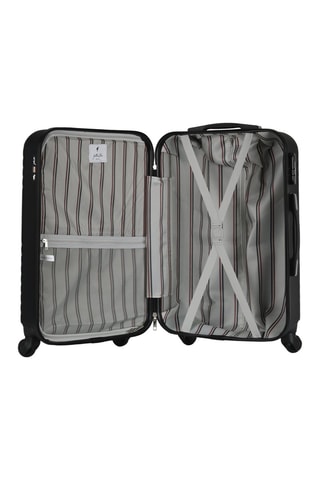 Valigia grande Fred - Argentato e nero