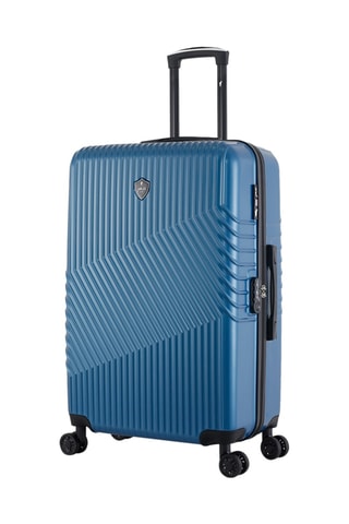  Set 2 valigie (M/L) e beauty-case Peter - 65/75/23 cm  - Navy