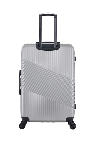  Bagaglio a mano e valigia grande Peter (S/L) - 55/75 cm  - Nero e grigio