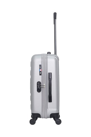 Bagaglio a mano Liam (S) - Grigio - Argentato, bianco, grigio e nero