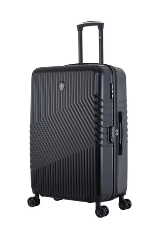  Valigia grande (L) e beauty-case Peter - 75/23 cm  - Nero