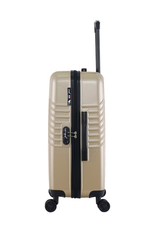  Bagaglio a mano e valigia media Peter (S/M) - 55/65 cm  - Nero e beige