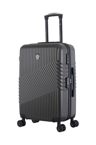  Valigia media (M) e beauty-case Peter - 65/23 cm  - Grigio scuro