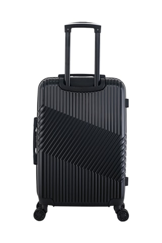  Valigia media (M) e beauty-case Peter - 65/23 cm  - Nero