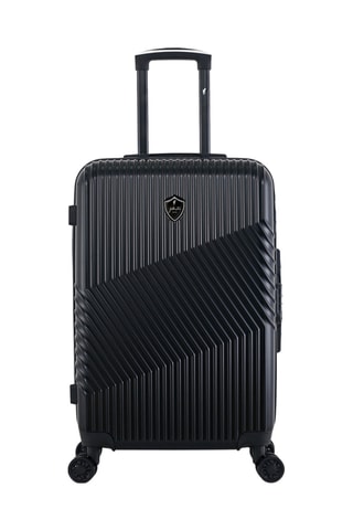  Valigia media (M) e beauty-case Peter - 65/23 cm  - Nero