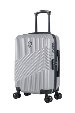  Bagaglio a mano (S) e beauty-case Peter - 55/23 cm  - Nero e grigio