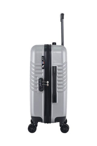  Bagaglio a mano (S) e beauty-case Peter - 55/23 cm  - Nero e grigio