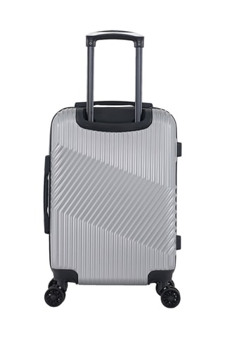  Bagaglio a mano (S) e beauty-case Peter - 55/23 cm  - Nero e grigio