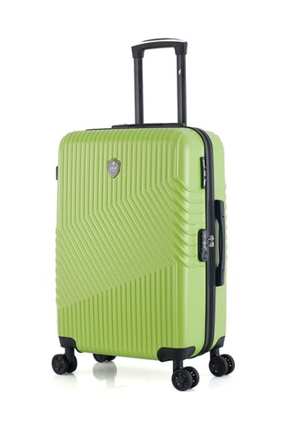  Valigia media Peter (M) - 65 cm  - Nero e verde