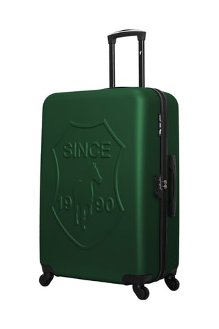 Set 3 valigie (S/M/L) e beauty-case Damon-C  - 55/65/75/23 cm  - Verde