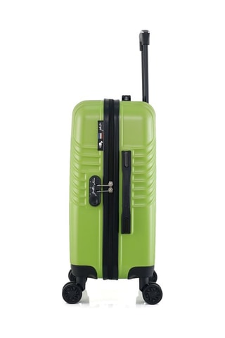  Bagaglio a mano Peter (S) - 55 cm  - Nero, verde e argentato